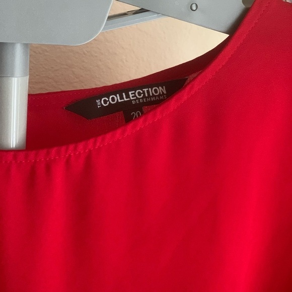 The collection debeaks red plus size blouse Size 20 - Picture 5 of 10